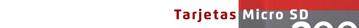 Tarjetas MicroSD
