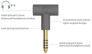 iFi Audio Headphone Adapter 2.5mm to 4.4mm - Reacondicionado