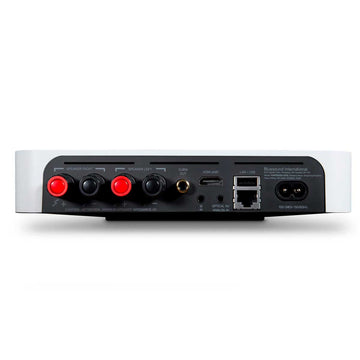 Bluesound POWERNODE EDGE blanco conexiones