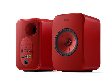KEF LSX II rojo