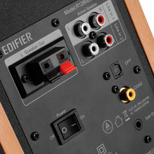 Load image into Gallery viewer, Edifier R1280DBs marrón conexiones
